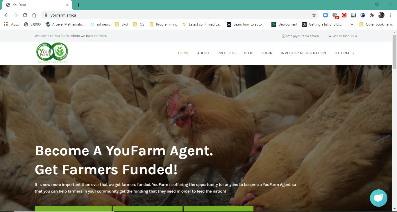 Crowdfarming platform by Jeremiah Taguta, Software Engineer.